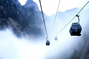 huangshan-via-cable-car
